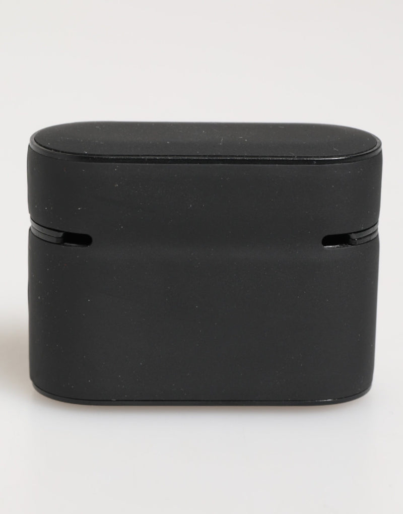 Dolce & Gabbana Black Mint Rubber Logo Embossed AirPods Case