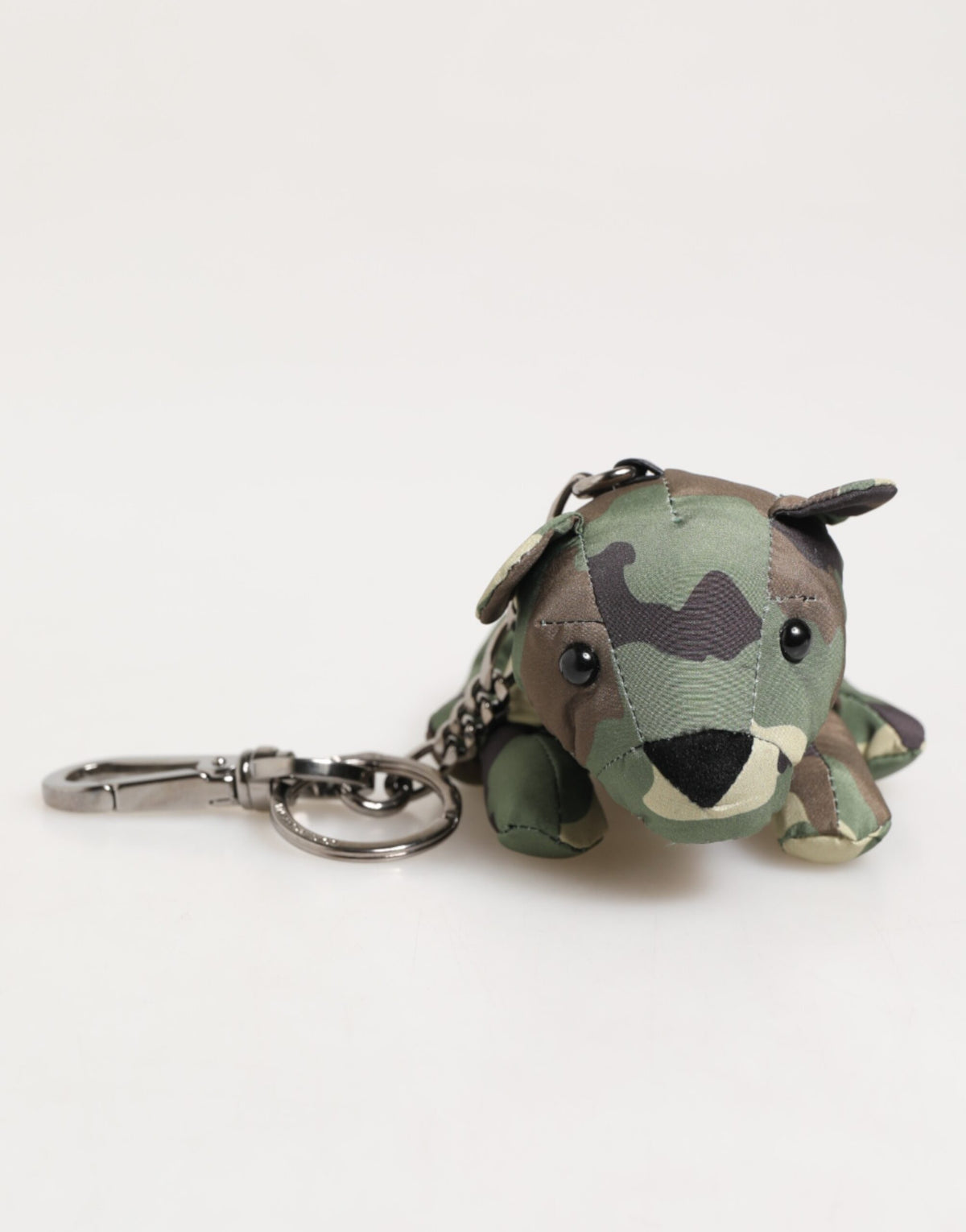 Porte-clés Dolce &amp; Gabbana, camouflage multicolore, silhouette d'animal.