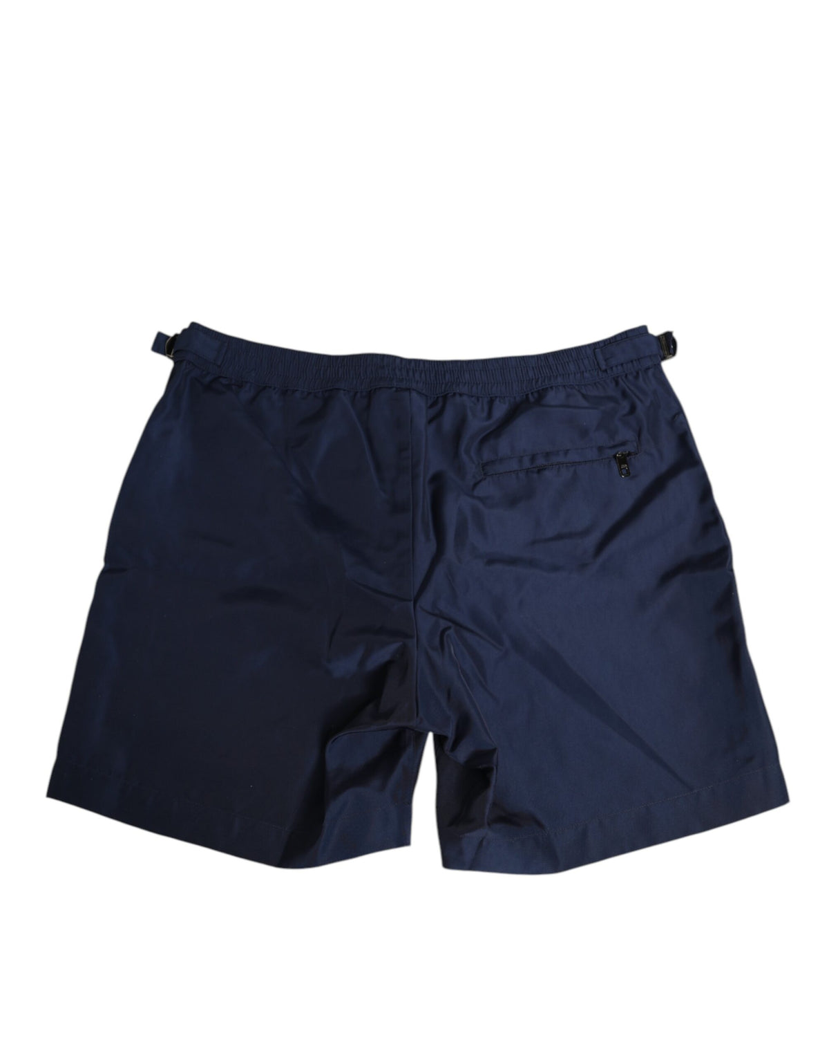 Maillot de bain Dolce & Gabbana bleu marine en polyester avec boucle logo à la taille