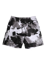 Maillot de bain homme Dolce & Gabbana camouflage noir et blanc à logo DG