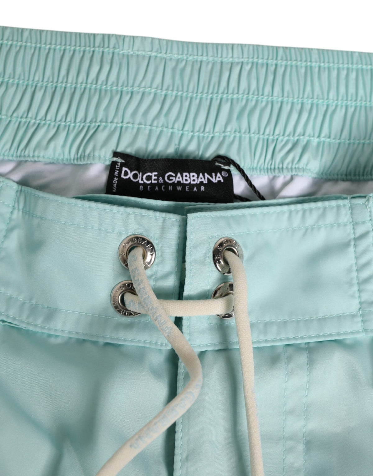 Short de bain Dolce & Gabbana en polyester bleu aqua pour homme