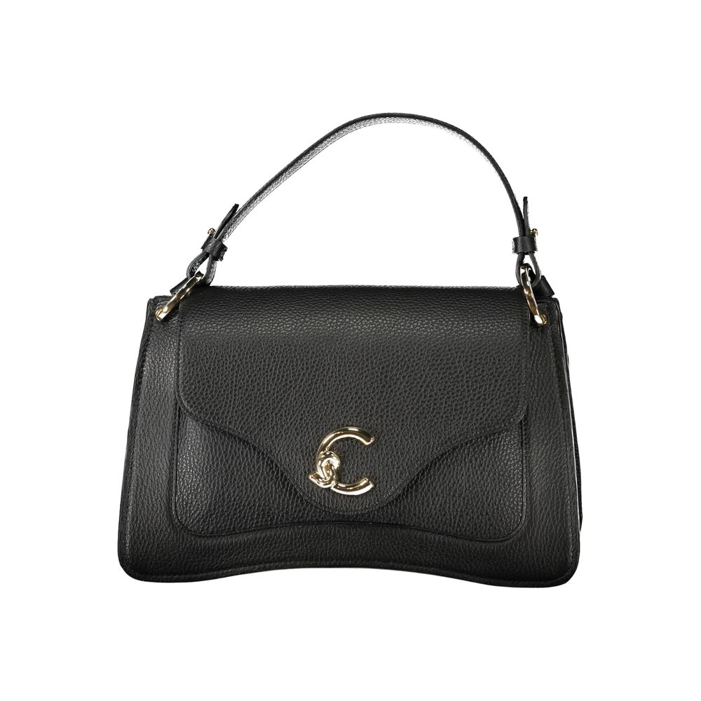 Sac à main en cuir noir Coccinelle