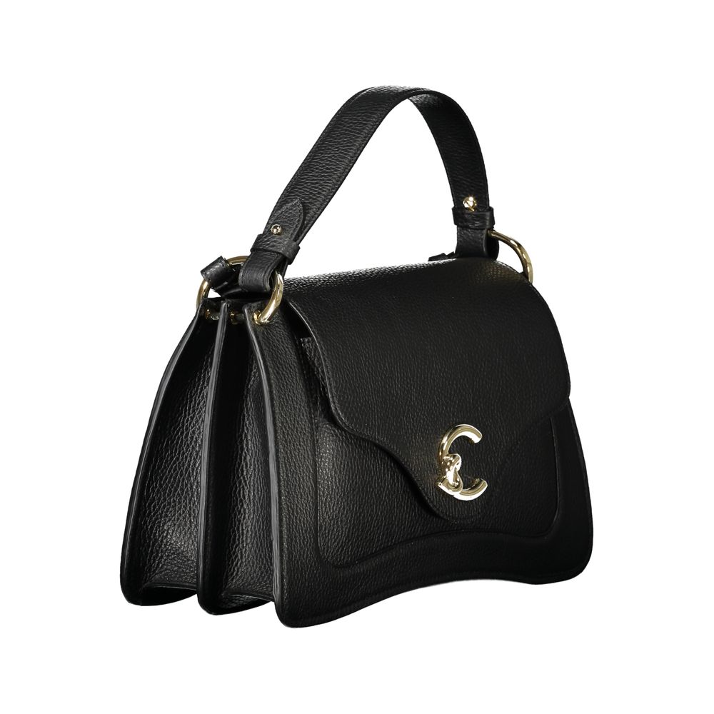 Sac à main en cuir noir Coccinelle