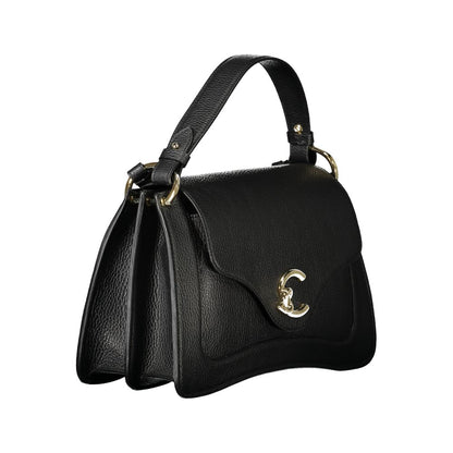 Sac à main en cuir noir Coccinelle