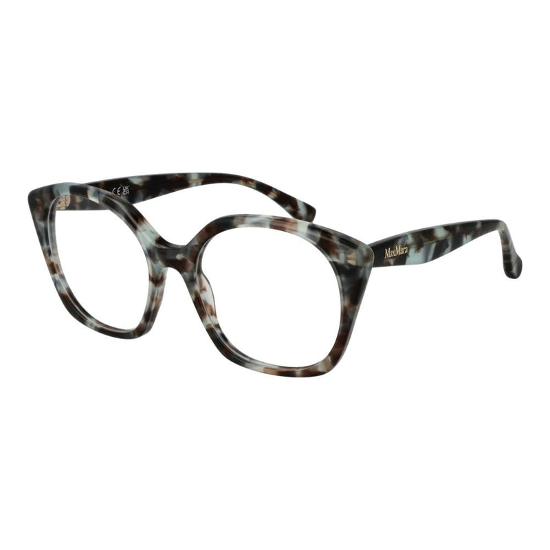 Max Mara Brown Women Glasses Frame - Geometric Elegance