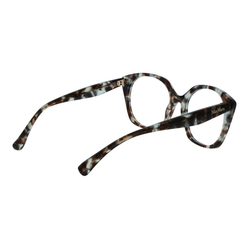Max Mara Brown Women Glasses Frame - Geometric Elegance