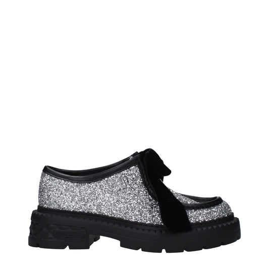 Mocassins à enfiler en plastique gris de Jimmy Choo
