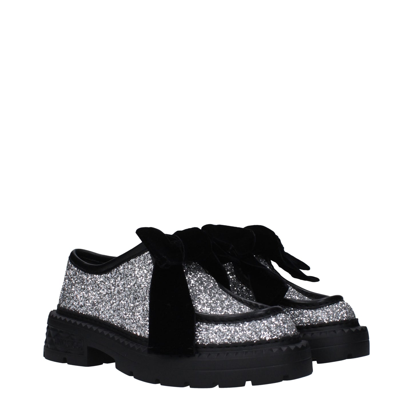 Mocassins à enfiler en plastique gris de Jimmy Choo