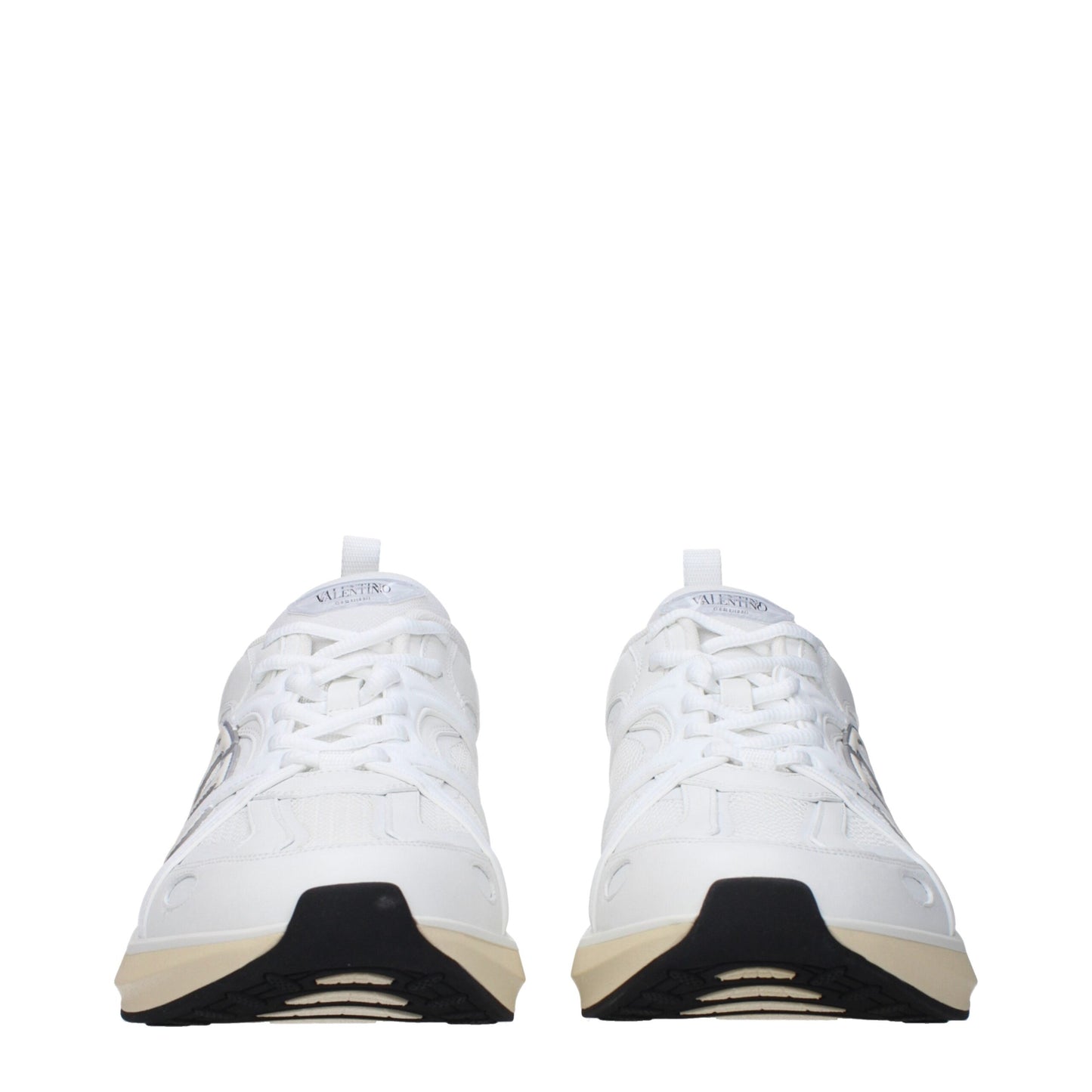 Sneakers de sport blanches en tissu de Valentino Garavani