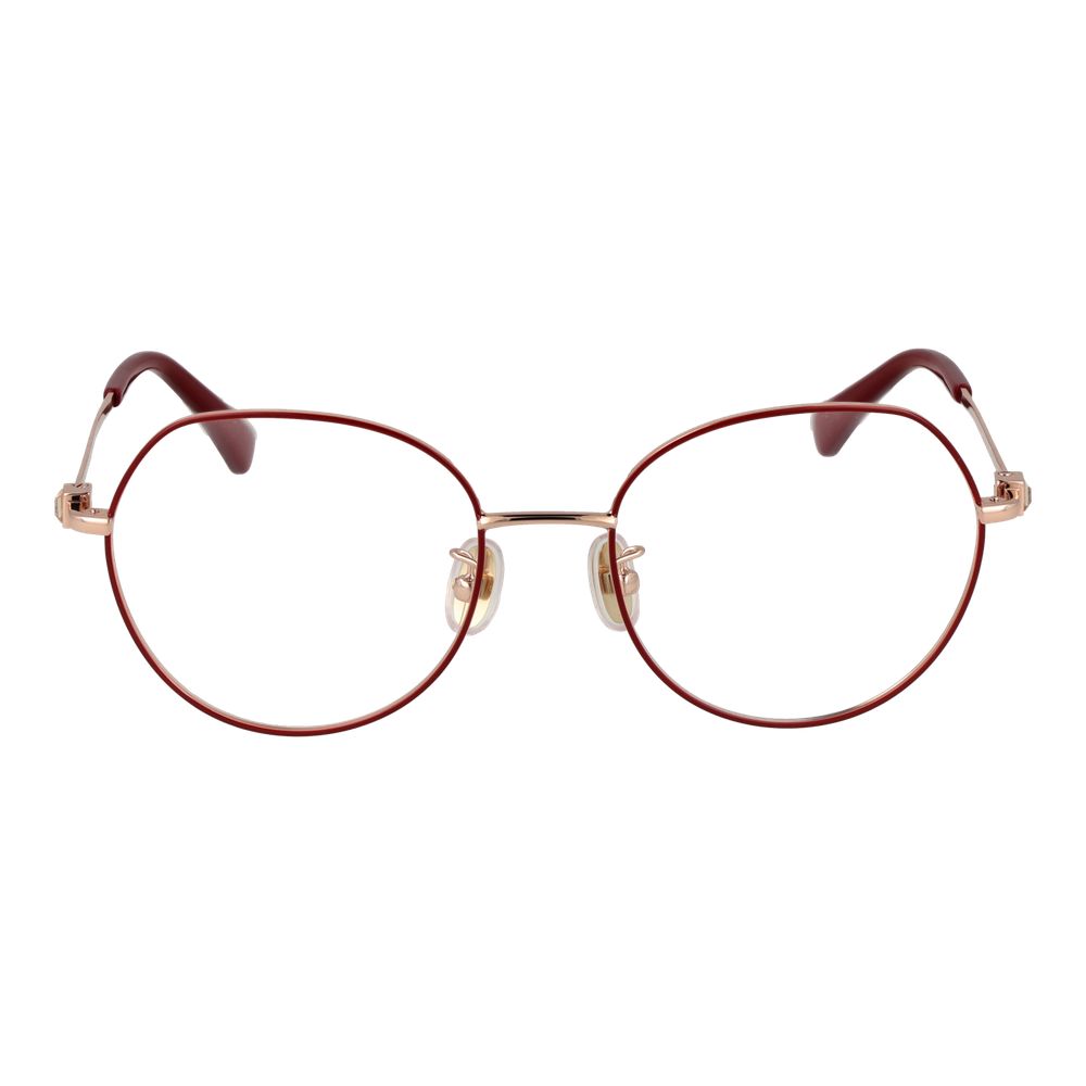Max Mara Red Women Glasses Frame - Stylish and Elegant