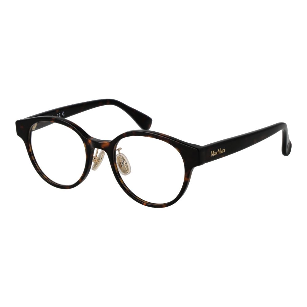 Max Mara Brown Women Glasses Frame - Stylish Acetate Design