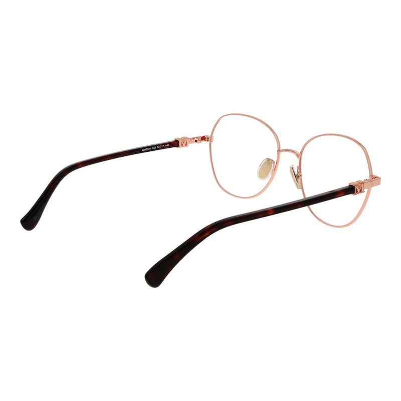Max Mara Rose Gold Women Glasses Frame - Elegance Meets Style