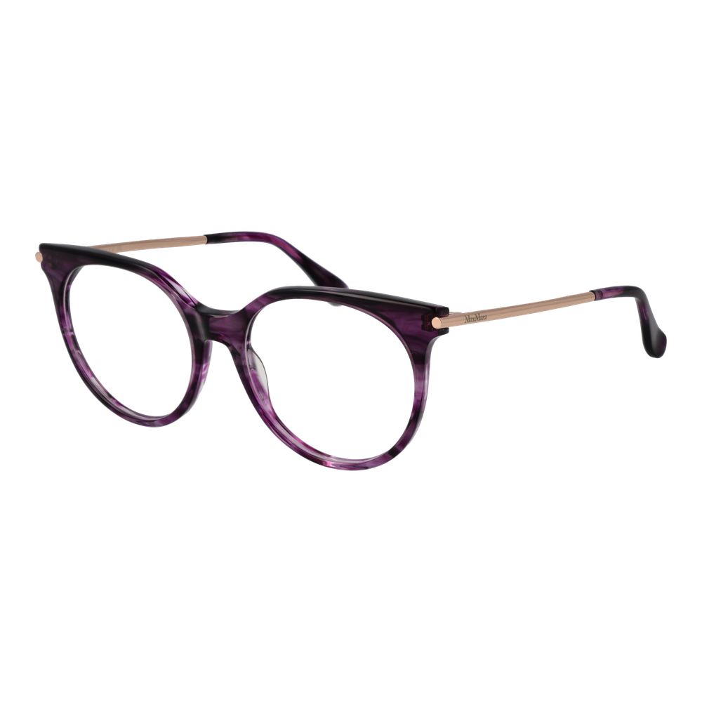Max Mara Purple Women Glasses Frame - Elegant Acetate Eyewear