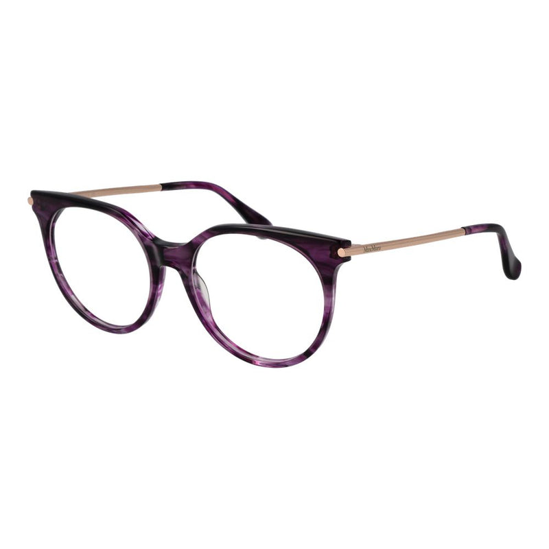 Max Mara Purple Women Glasses Frame - Elegant Acetate Eyewear