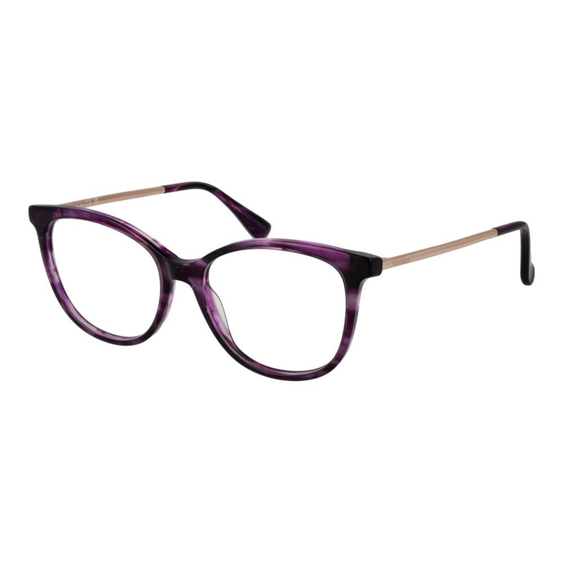 Max Mara Purple Women Glasses Frame - Elegant Oval Design