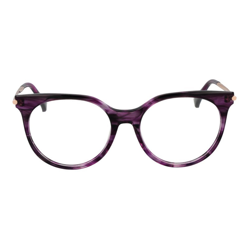 Max Mara Purple Women Glasses Frame - Elegant Acetate Eyewear