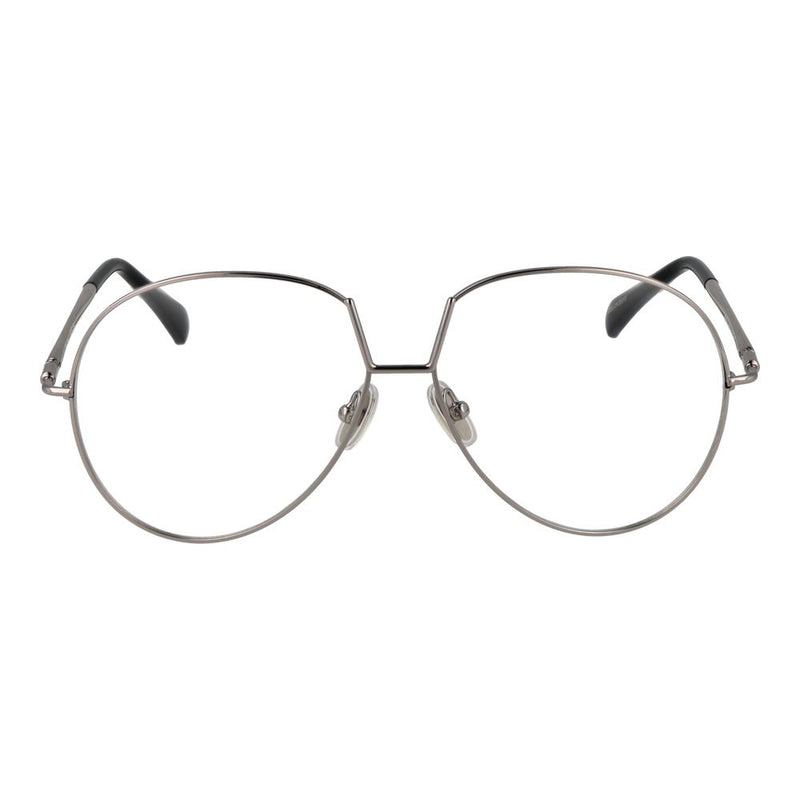 Max Mara Silver Women's Glasses Frame - Chic Aviator Style