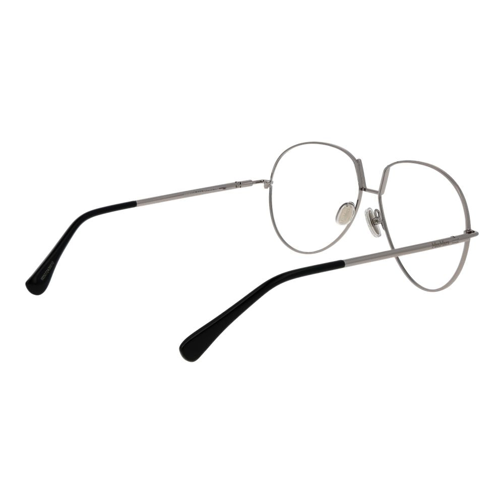 Max Mara Silver Women's Glasses Frame - Chic Aviator Style
