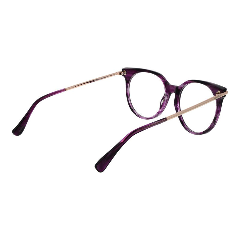 Max Mara Purple Women Glasses Frame - Elegant Acetate Eyewear