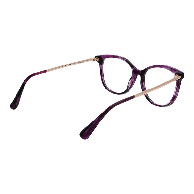 Max Mara Purple Women Glasses Frame - Elegant Oval Design