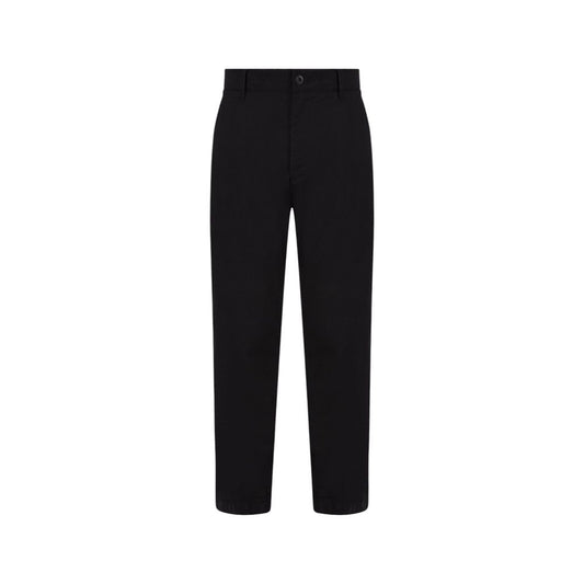 Calvin Klein Jeans Black Recycled Cotton Tapered Chino Pants