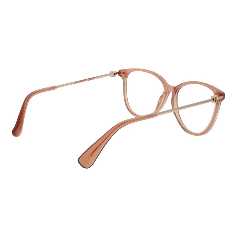 Max Mara Brown Women Glasses Frame - Stylish Panto Design