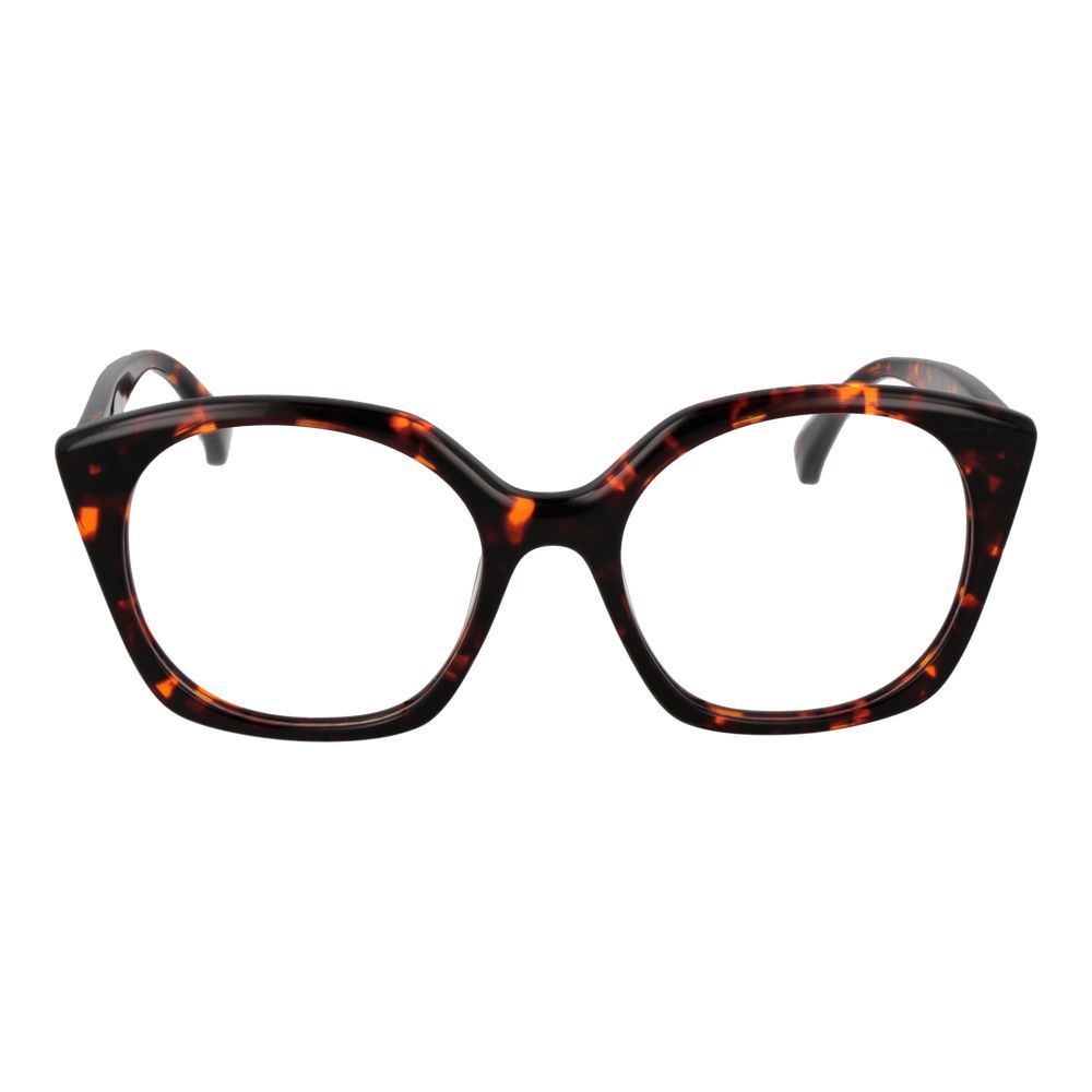 Monture de lunettes pour femmes Max Mara Brown - Style géométrique chic