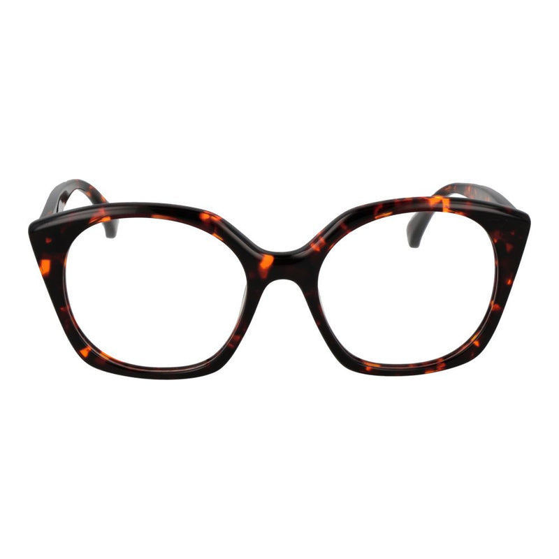 Monture de lunettes pour femmes Max Mara Brown - Style géométrique chic