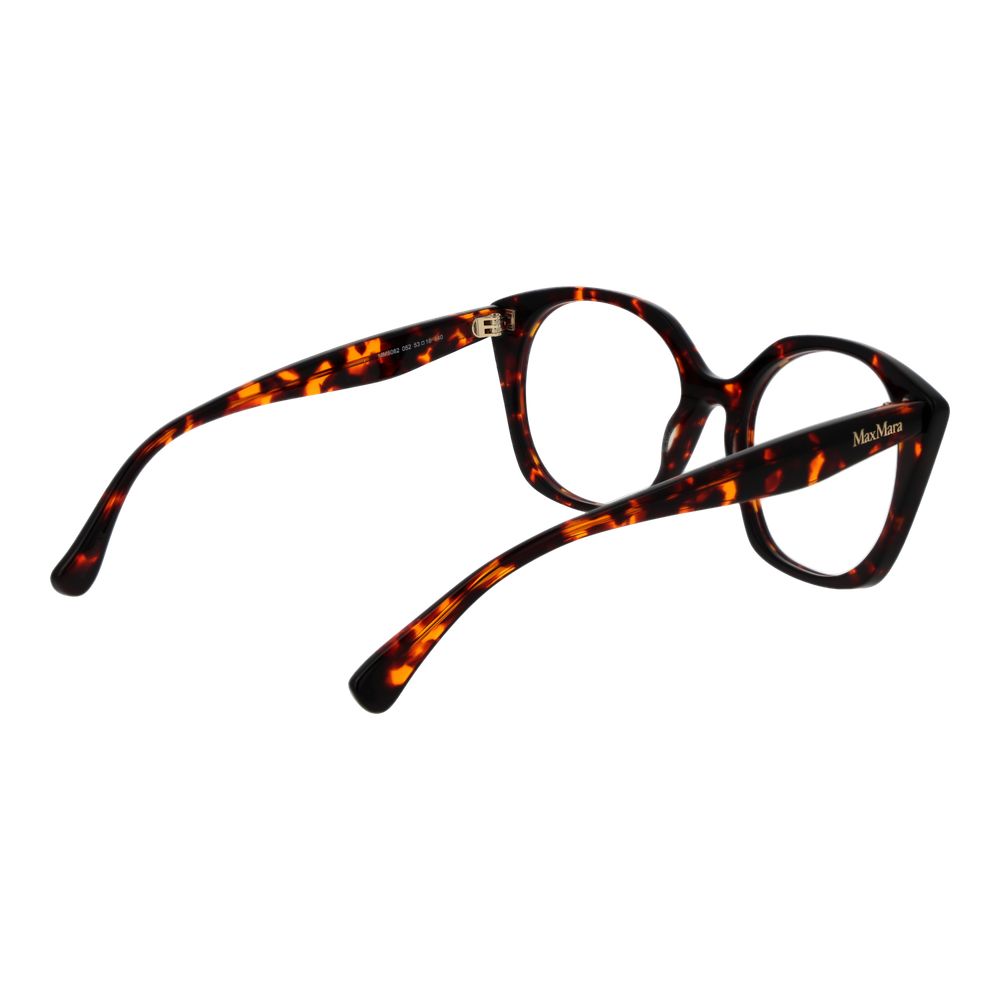 Monture de lunettes pour femmes Max Mara Brown - Style géométrique chic