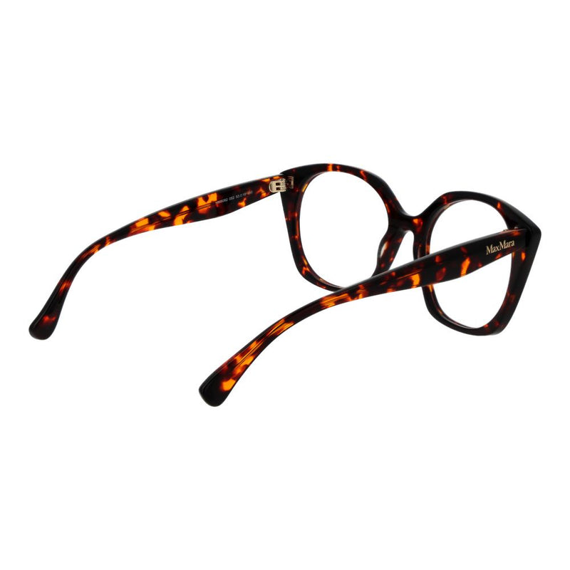Monture de lunettes pour femmes Max Mara Brown - Style géométrique chic