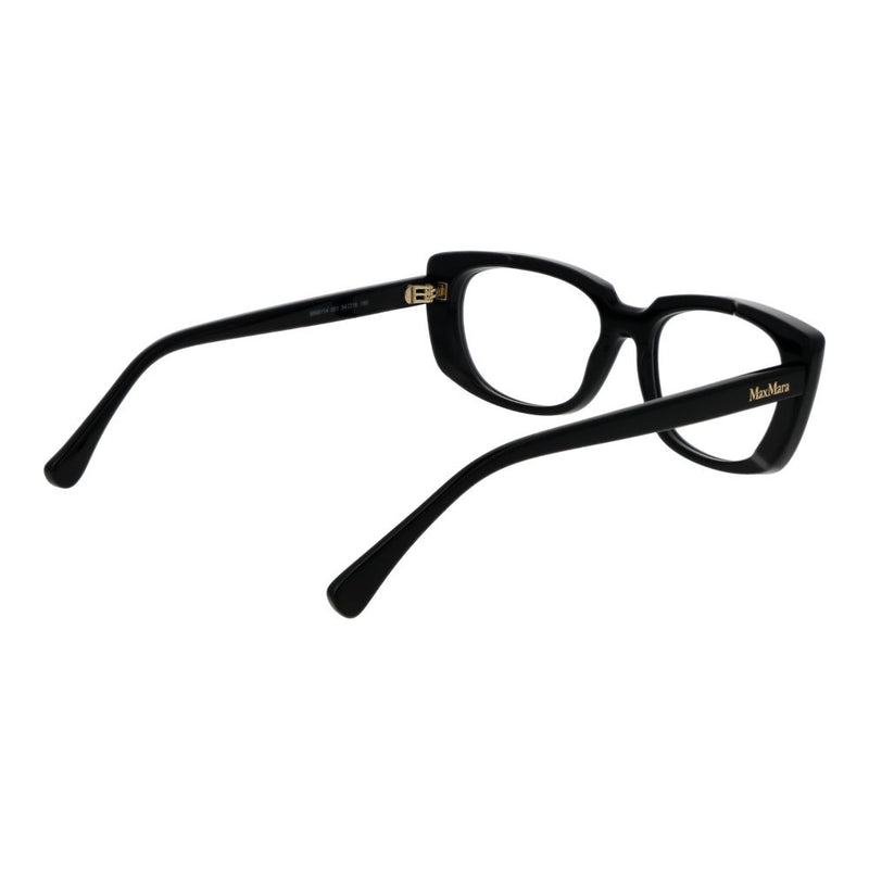 Max Mara Black Women Glasses Frame - Stylish Acetate Eyewear