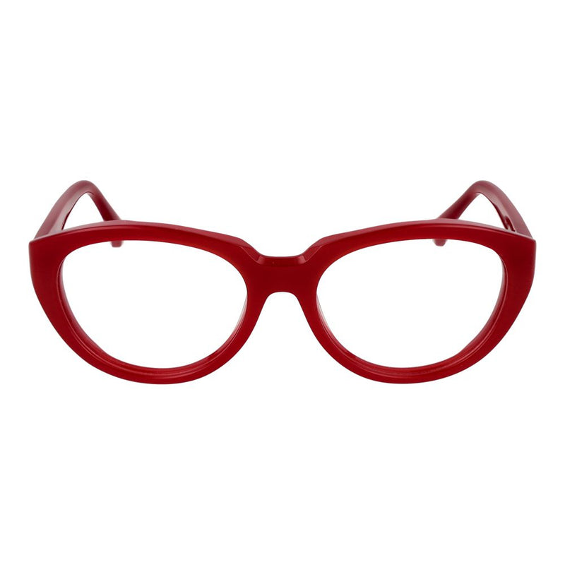 Max Mara Red Women Glasses Frame - Stylish Cat Eye Design