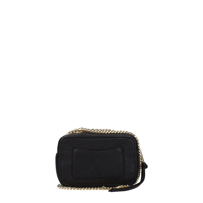 Marc Jacobs Black Leather Crossbody Bag - Stylish & Durable