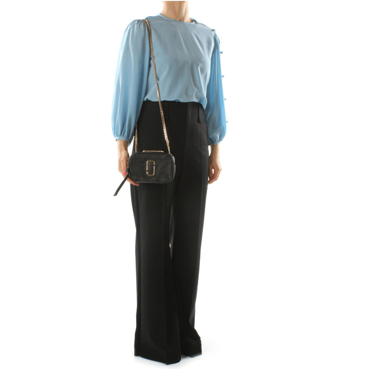 Marc Jacobs Black Leather Crossbody Bag - Stylish & Durable