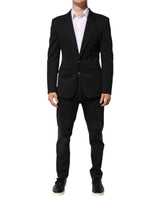 Dolce &amp; Gabbana Veste, manteau, blazer, costume pour homme en coton bleu foncé