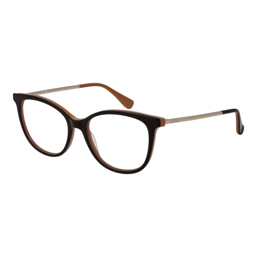 Max Mara Brown Women Glasses Frame - Elegant Eyewear for Any Occasion