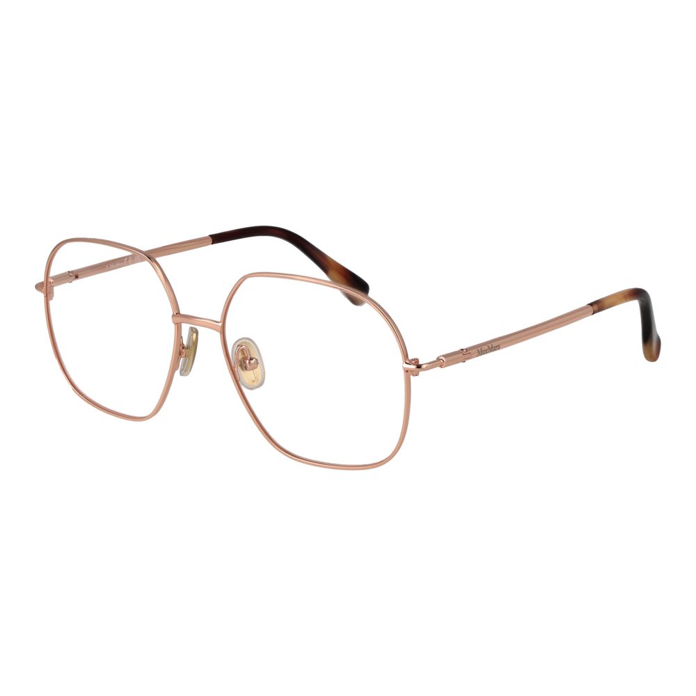 Monture de lunettes pour femme Max Mara, or rose