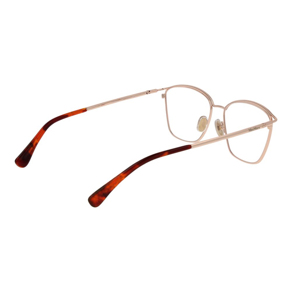 Max Mara Rose Gold Women's Glasses Frame - Elegant Eyewear