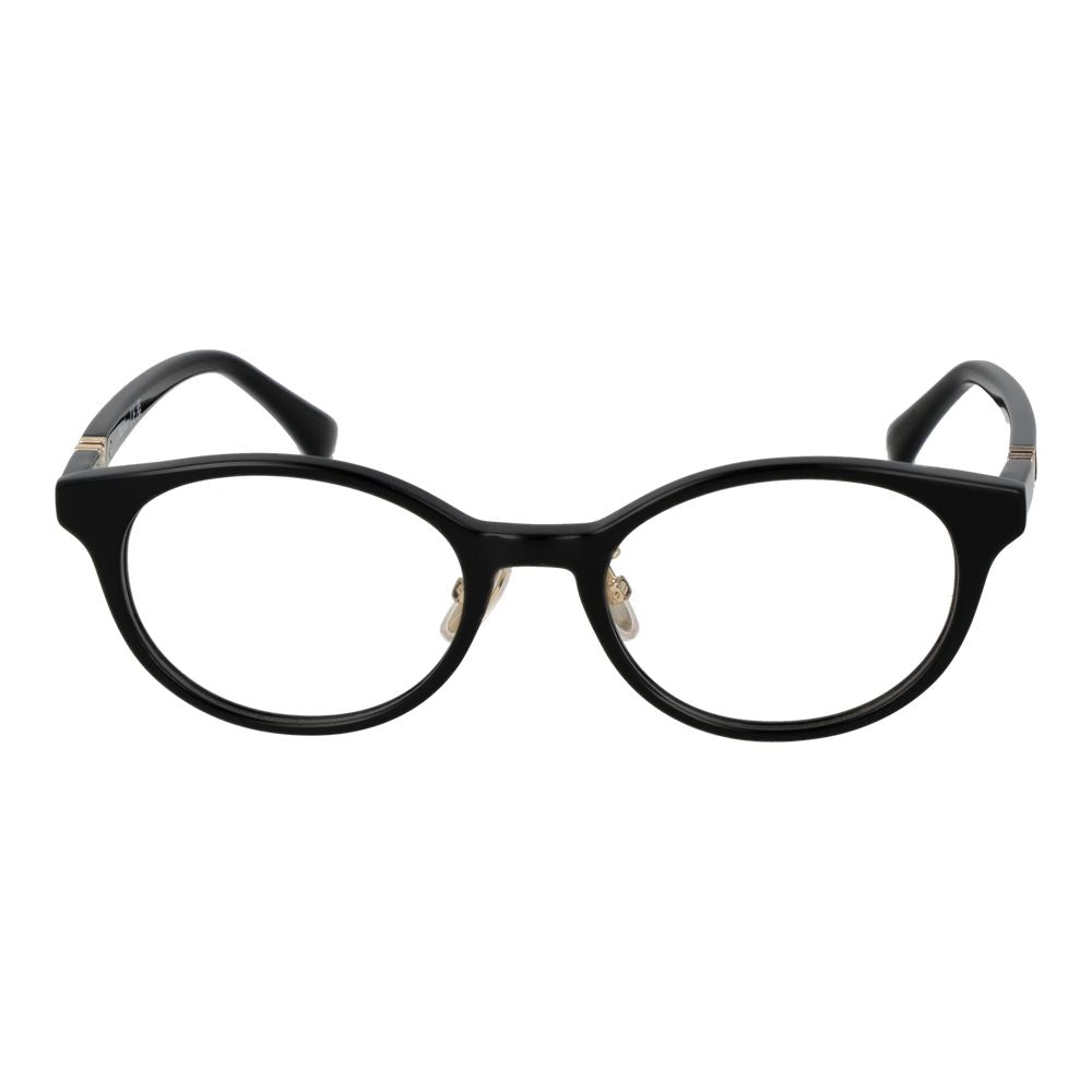 Max Mara Black Women Glasses Frame - Chic Acetate Eyewear