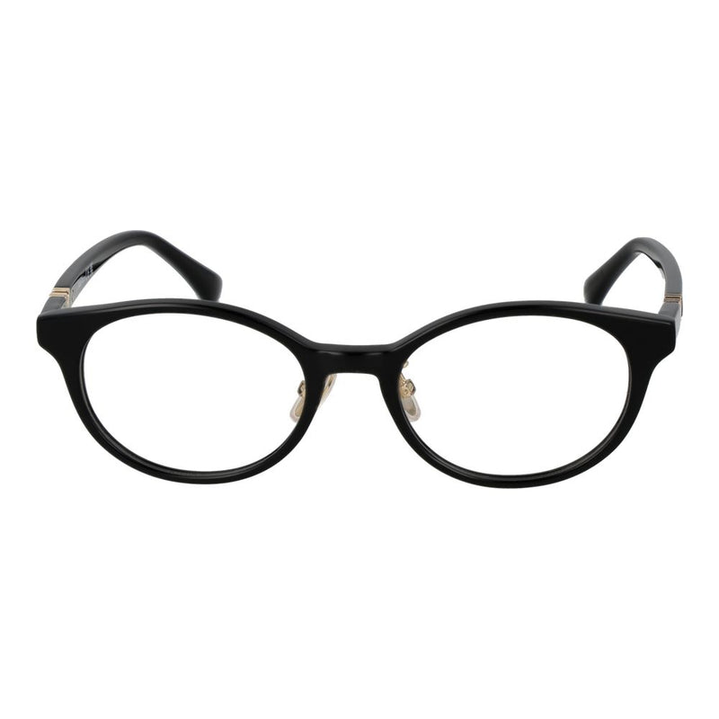 Max Mara Black Women Glasses Frame - Chic Acetate Eyewear