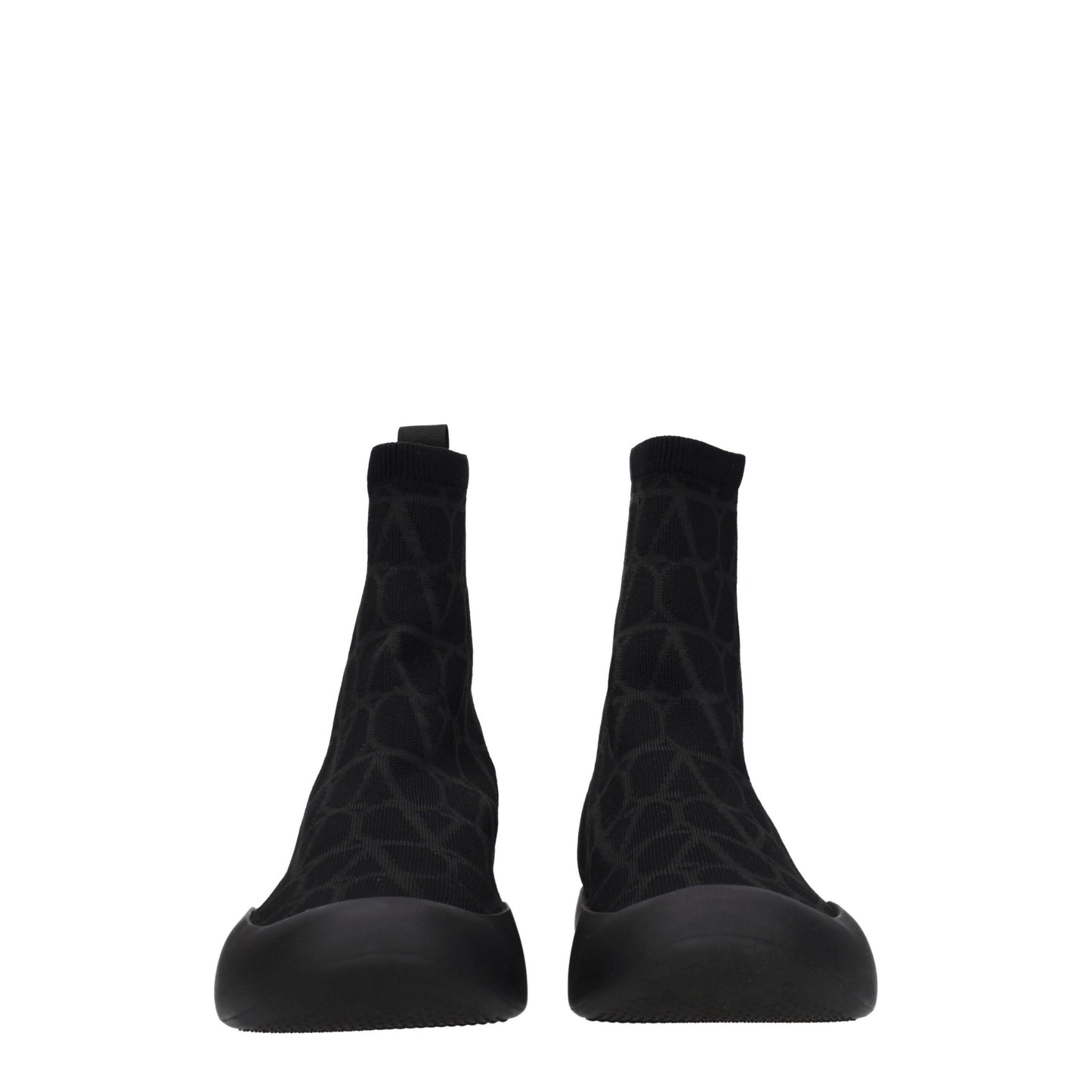 Baskets montantes en tissu noir Valentino Garavani