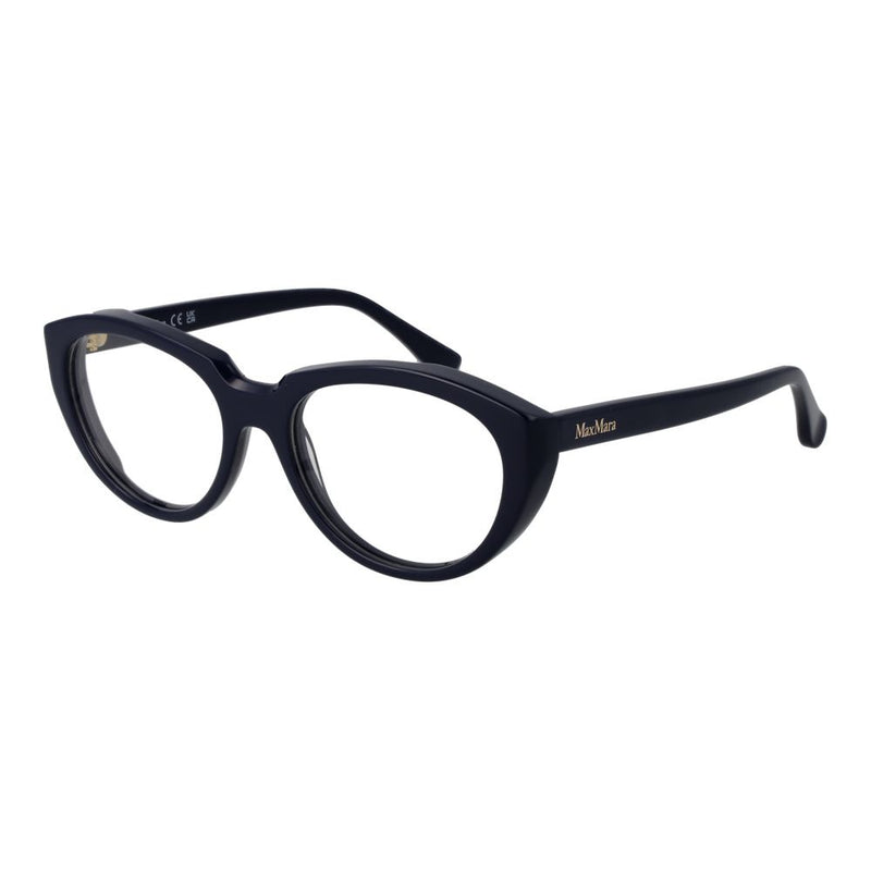 Max Mara Blue Women Glasses Frame - Chic Cat-Eye Style