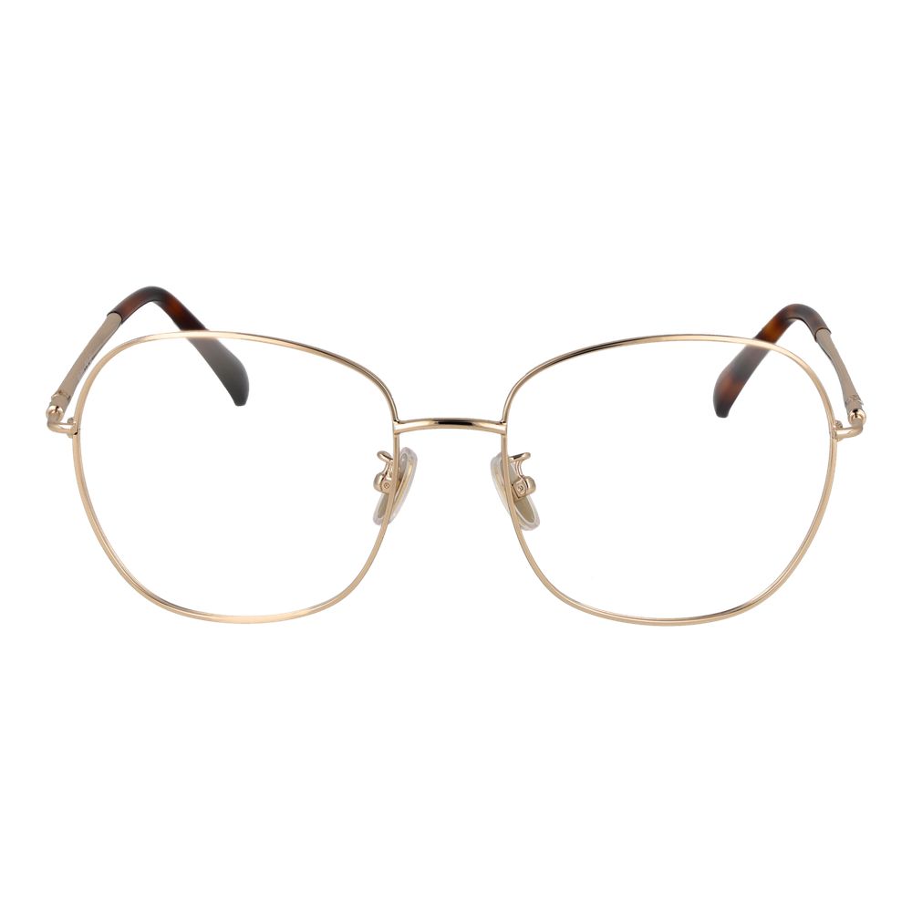 Max Mara Gold Women Glasses Frame - Élégance et Style Papillon