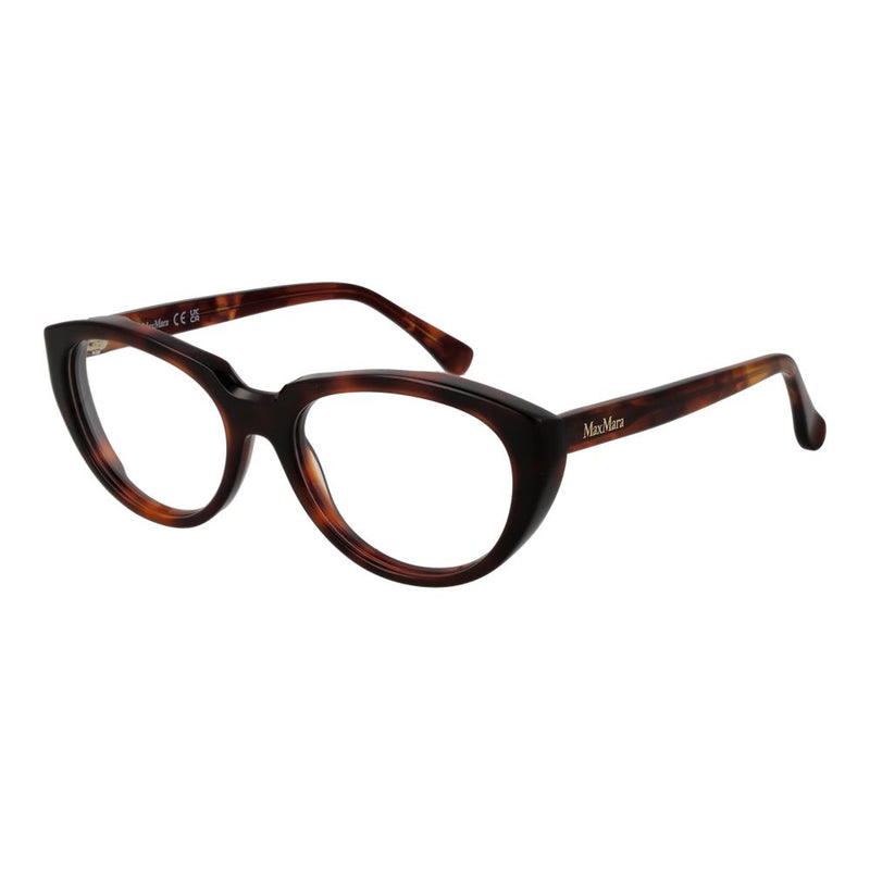 Max Mara Brown Women Glasses Frame - Chic Cat-Eye Design