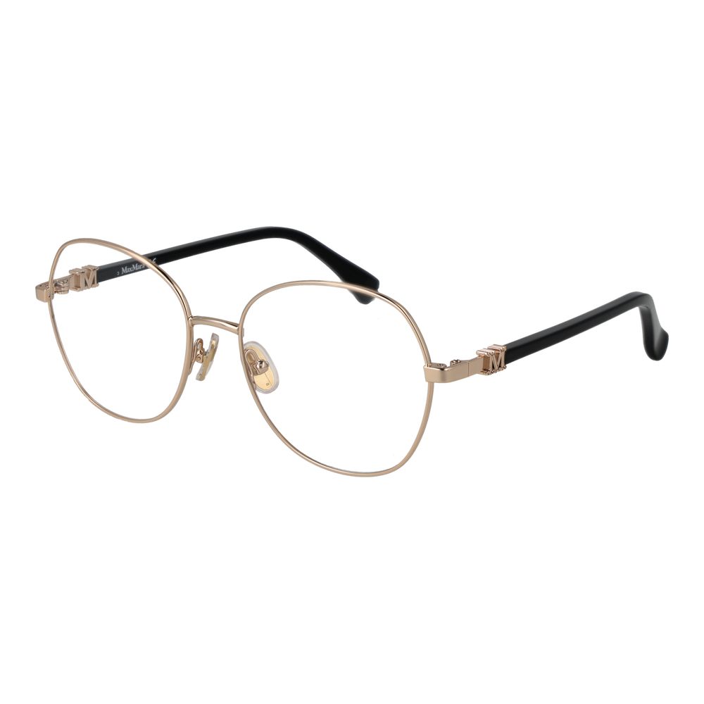 Max Mara Gold Women Glasses Frame - Chic Eyewear for Any Occasion
