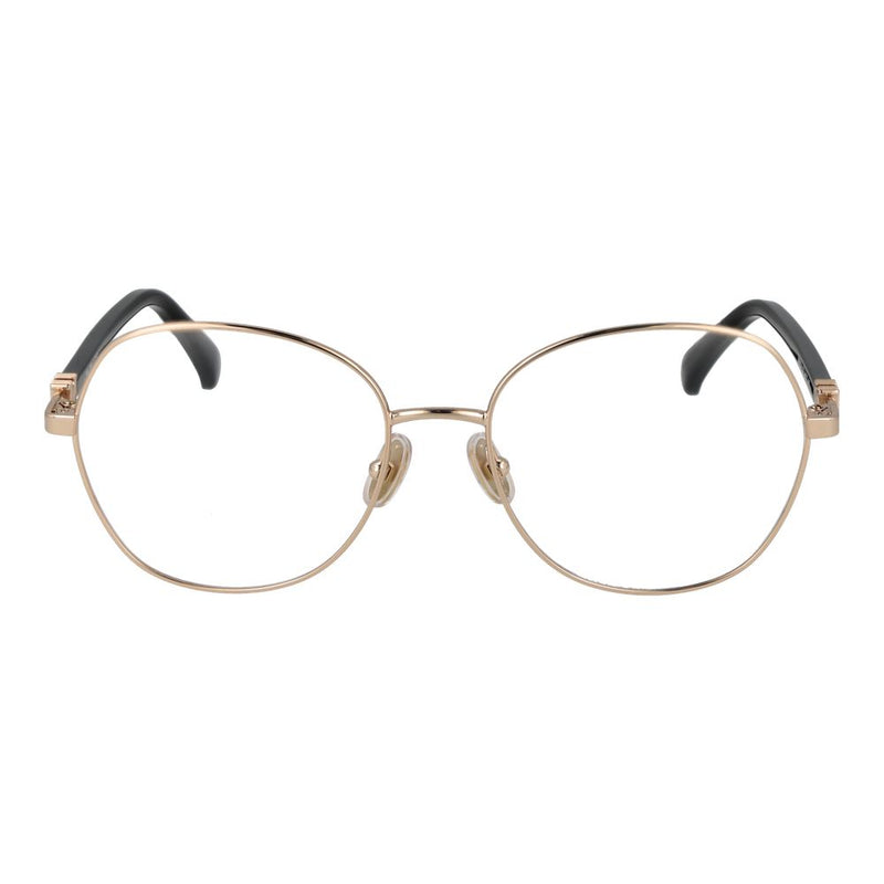 Max Mara Gold Women Glasses Frame - Chic Eyewear for Any Occasion