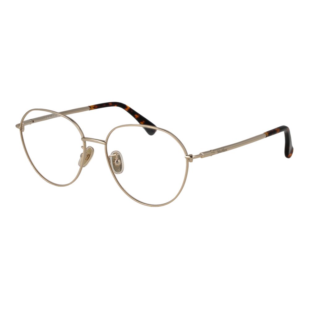 Max Mara Gold Women Glasses Frame - Élégance et Style