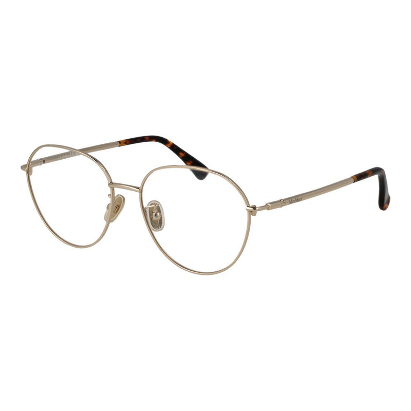 Max Mara Gold Women Glasses Frame - Élégance et Style
