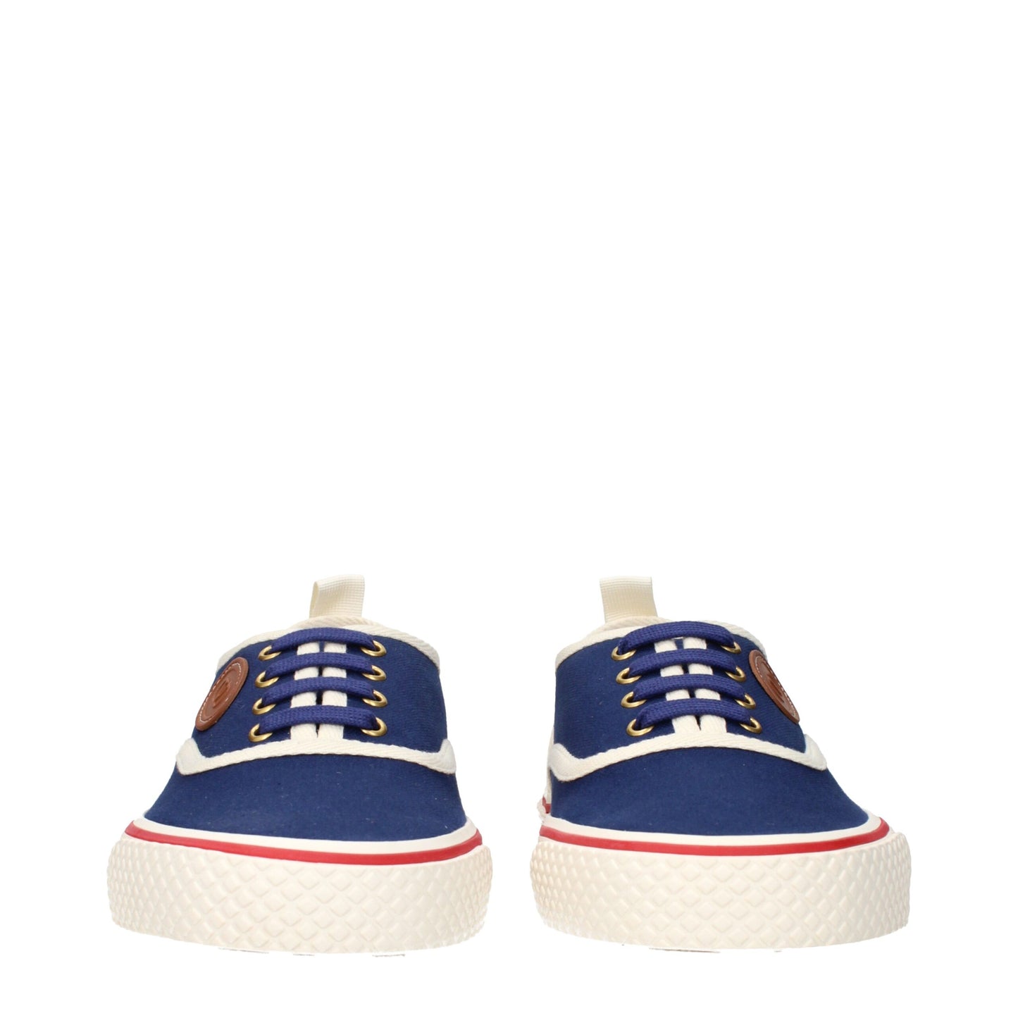 Baskets basses en tissu bleu de Valentino Garavani