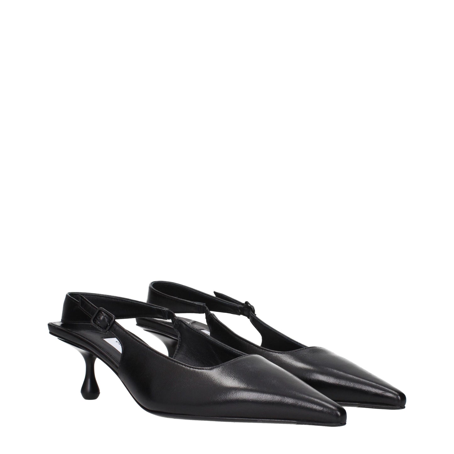 Sandales plates en cuir noir de Jimmy Choo